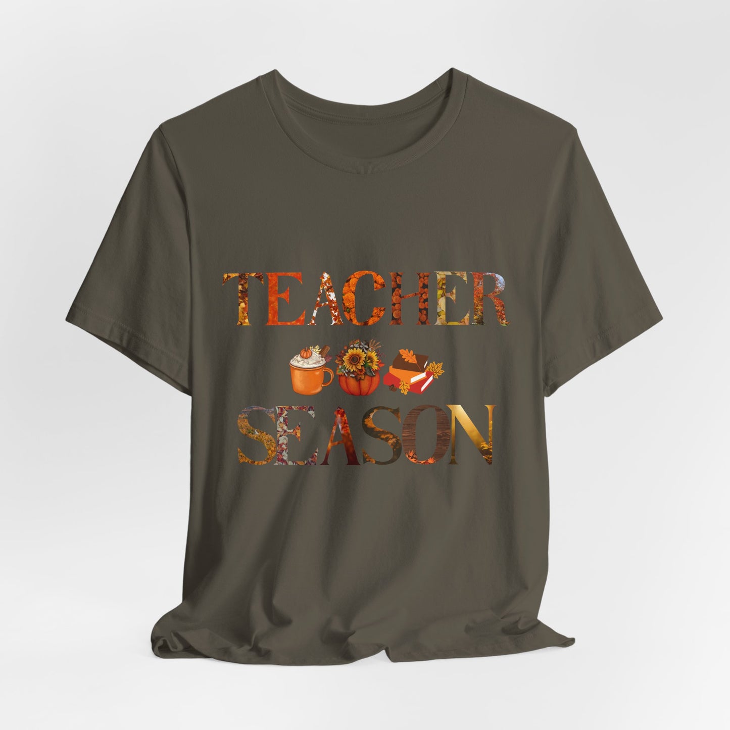 Teacher Season Short Sleeve Tee | Unisex T-Shirt for Educators | Fun Teaching Apparel | Back to School, Teacher Appreciation, Gift