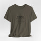 MOM - Unisex Jersey Short Sleeve Tee - Black Lettering