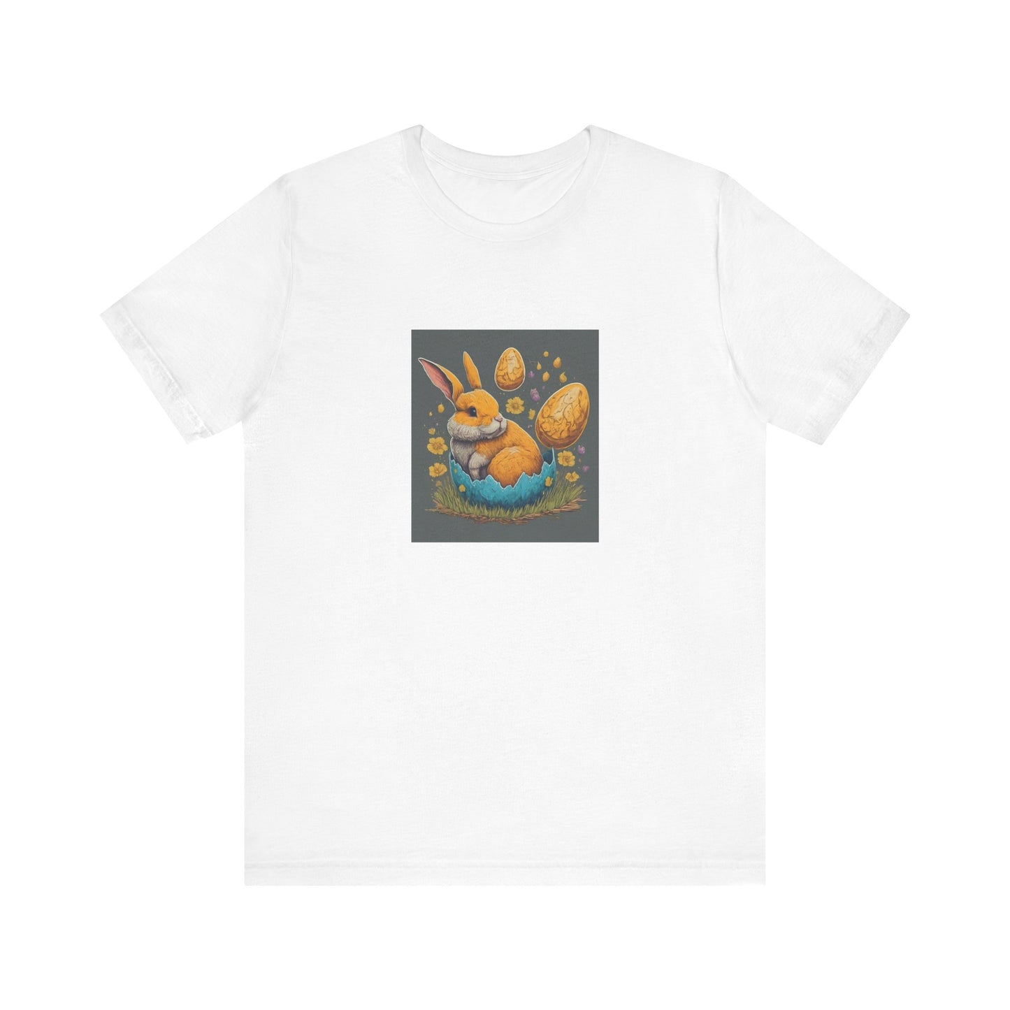 AI Bunny Egg - Unisex Jersey Short Sleeve Tee