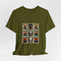 Gothic Art Tee, Unisex Graphic T-Shirt, Vintage Aesthetic Shirt, Halloween Gift, Spooky Fashion
