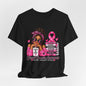 Fueled by Hope Breast Cancer Awareness Shirt | Pink Ribbon Tee - Brown Woman