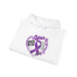 Lupus Awareness Hoodie — Purple Ribbon Heart "Affects My Life"