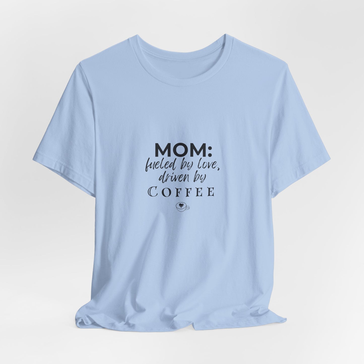 MOM - Unisex Jersey Short Sleeve Tee - Black Lettering