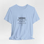 MOM - Unisex Jersey Short Sleeve Tee - Black Lettering