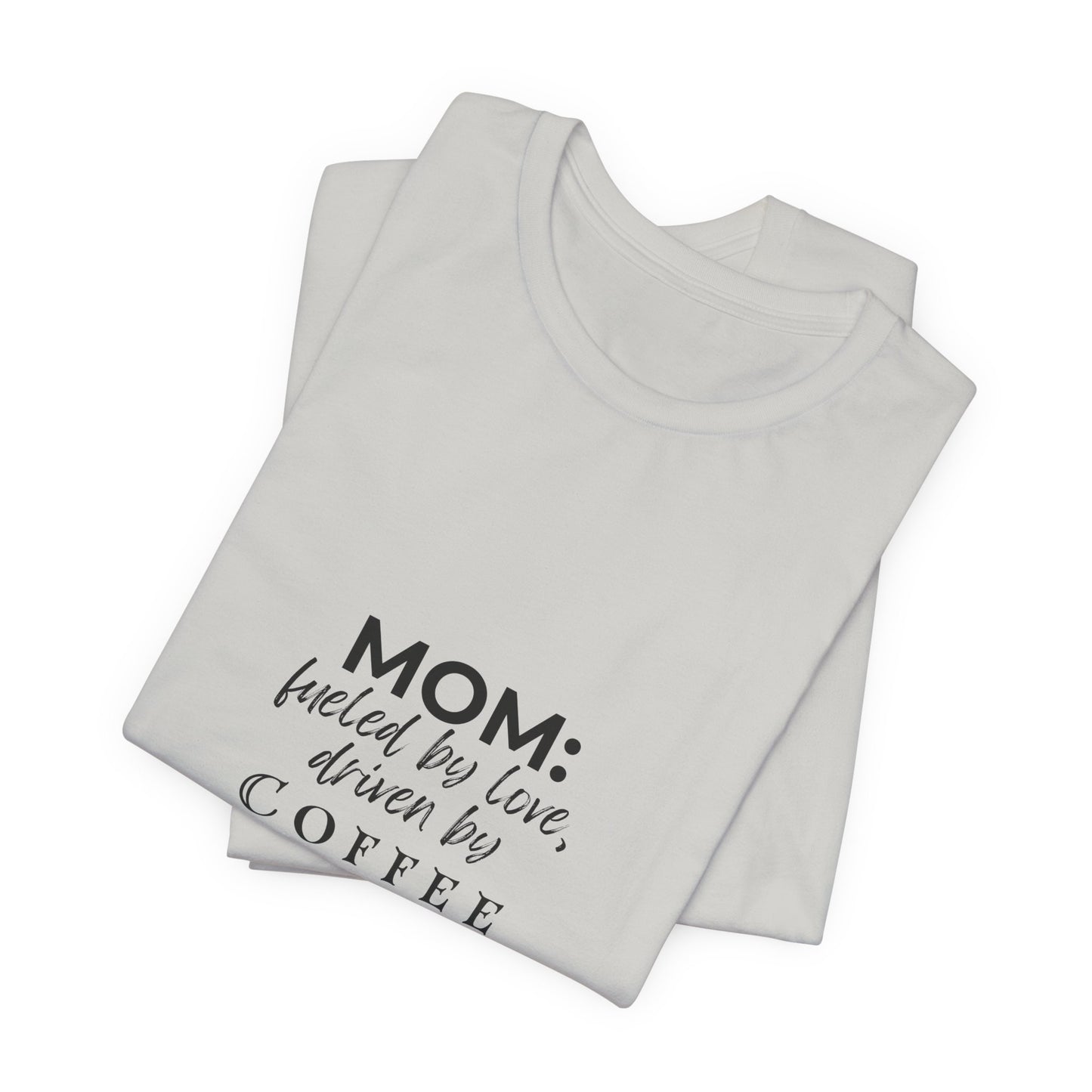 MOM - Unisex Jersey Short Sleeve Tee - Black Lettering