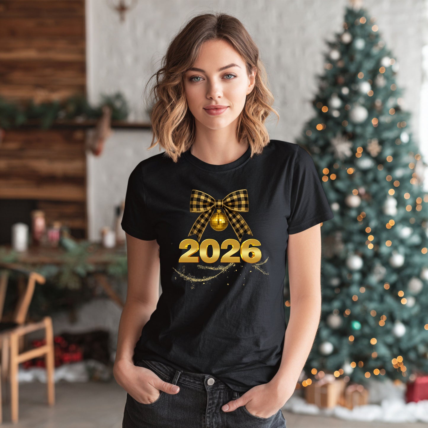 2026 Golden Ornament Tee — New Year Celebration T-Shirt