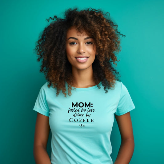 MOM - Unisex Jersey Short Sleeve Tee - Black Lettering