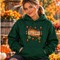 Hoodie - Cozy Season Pumpkin Hoodie | Cute Fall Graphic Pullover Hoodie
