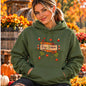 Hoodie - Cozy Season Pumpkin Hoodie | Cute Fall Graphic Pullover Hoodie