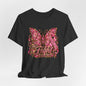 Tee - Breast Cancer Awareness - 'The Fight Is On' Pink Ribbon Butterfly Shirt