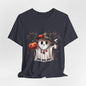Halloween Ghost Tee, Fun Unisex Short Sleeve Shirt, Boo Boo Party Tee, Festive Autumn Apparel, Trick or Treat Shirt