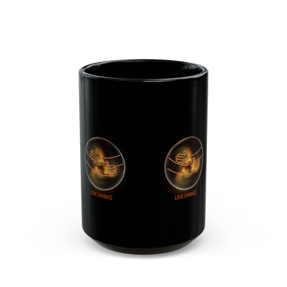 Mug - Love Embrace - Black - 11oz & 15oz