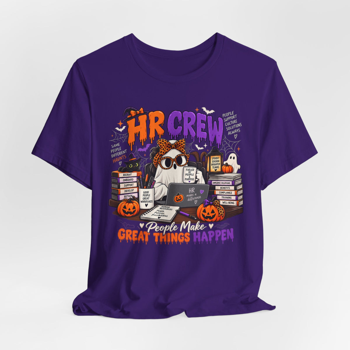 HR Crew Halloween Shirt – People Make Great Things Happen Human Resources Tee