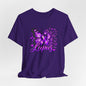 Lupus Awareness Butterfly & Purple Ribbon Shirt | Purple Lupus Support Tee