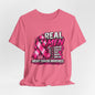 Real Men Support Breast Cancer Awareness Shirt | Men's Pink Ribbon Support Tee