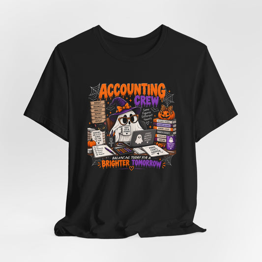 Accounting Crew Halloween Shirt – Same Figures Different Haunts Spooky Accountant Tee