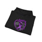 Lupus Awareness Hoodie — Purple Ribbon Heart "Affects My Life"