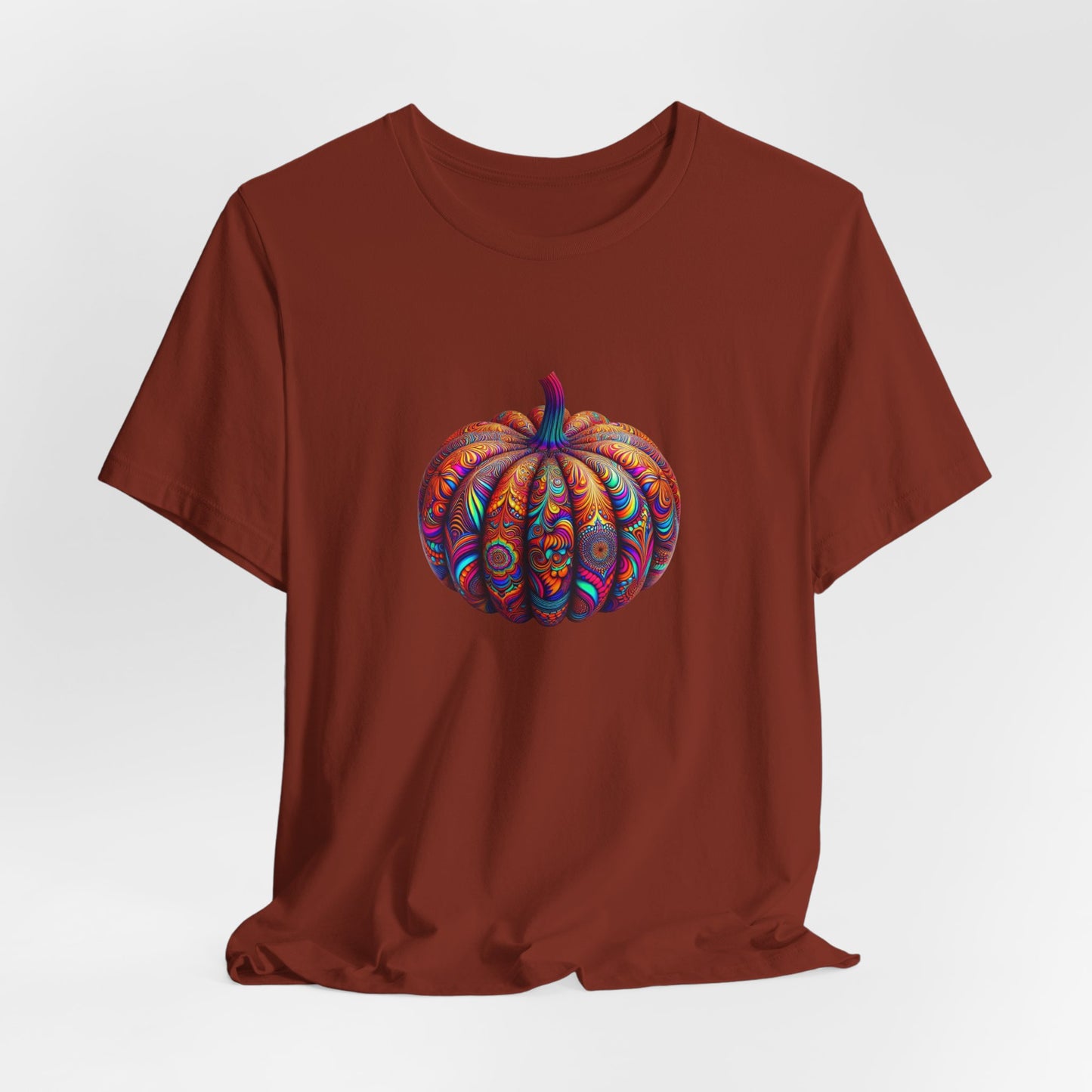 Vibrant Pumpkin Design Tee - Perfect for Fall, Halloween, Thanksgiving, Unisex T-Shirt, Autumn Wear, Seasonal Gift, Casual Outfit