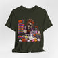 Teacher Halloween Shirt – Fueled by Coffee & Chaos Skeleton Teacher Tee