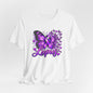 Lupus Awareness Butterfly & Purple Ribbon Shirt | Purple Lupus Support Tee