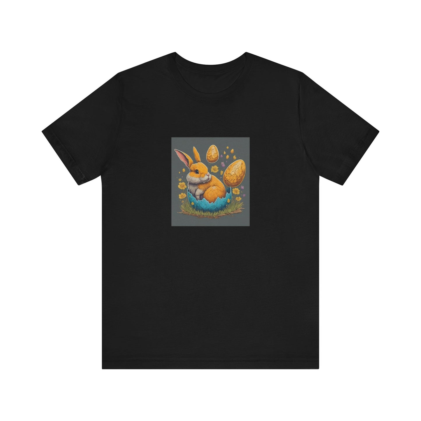 AI Bunny Egg - Unisex Jersey Short Sleeve Tee