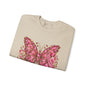 Sweatshirt - The Fight Is On Breast Cancer Butterfly