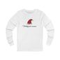 Santa Hat Long Sleeve Tee — 'Santa, good mama' Holiday Shirt
