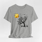 Witch Halloween Shirt, Spooky Tree and Moon Graphic Tee, Witchy Halloween T-Shirt, Dark Fall Spooky Season Tee