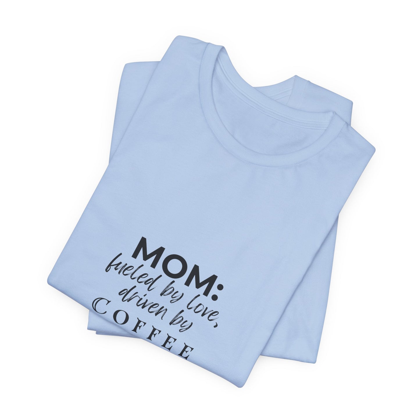 MOM - Unisex Jersey Short Sleeve Tee - Black Lettering