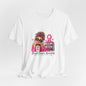 Fueled by Hope Breast Cancer Awareness Shirt | Pink Ribbon Tee - Blond Woman