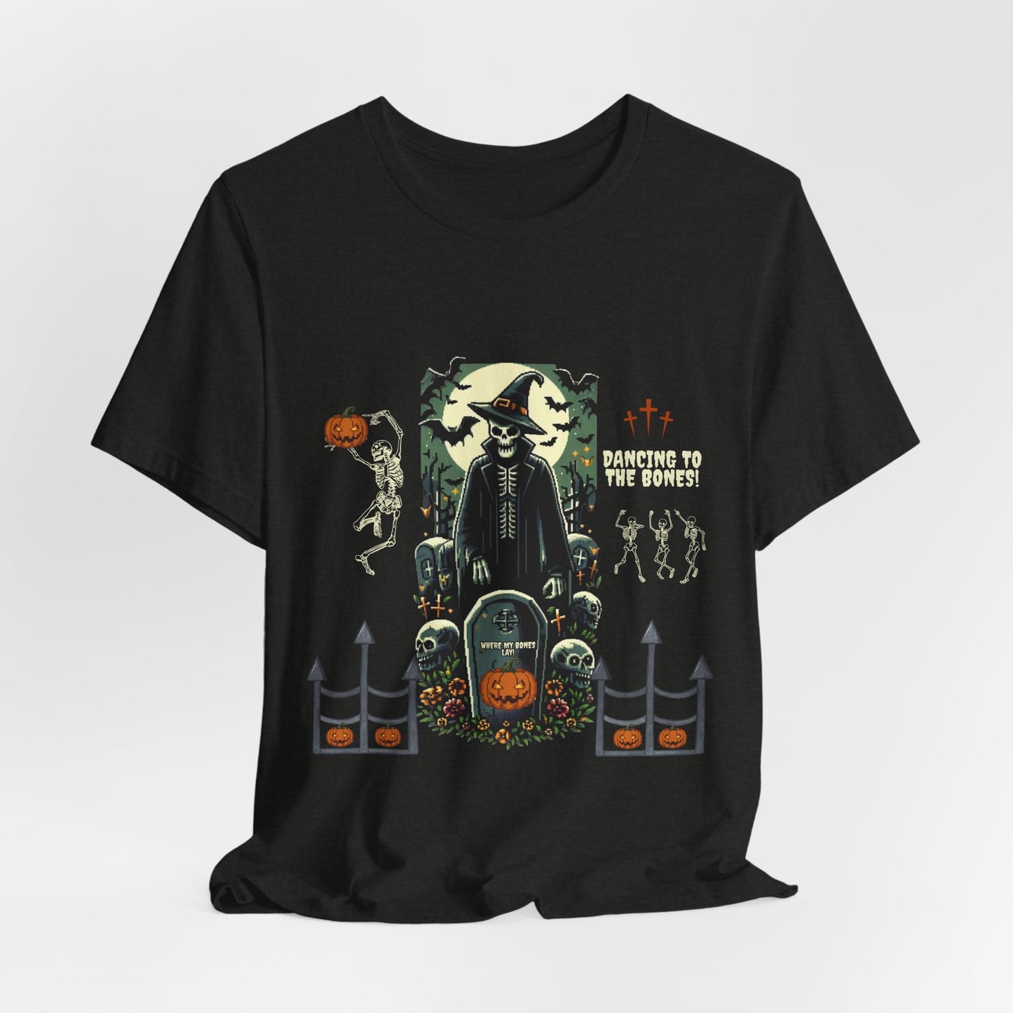 Halloween Dance Party Tee, Spooky Shirt, Unisex Halloween T-Shirt, Ghostly Fun, Trick or Treat Apparel, Festival Shirt, October Vibes