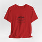 MOM - Unisex Jersey Short Sleeve Tee - Black Lettering