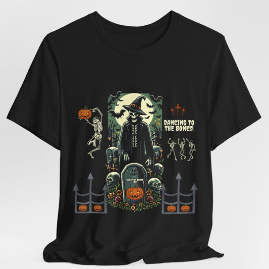 Halloween Dance Party Tee, Spooky Shirt, Unisex Halloween T-Shirt, Ghostly Fun, Trick or Treat Apparel, Festival Shirt, October Vibes