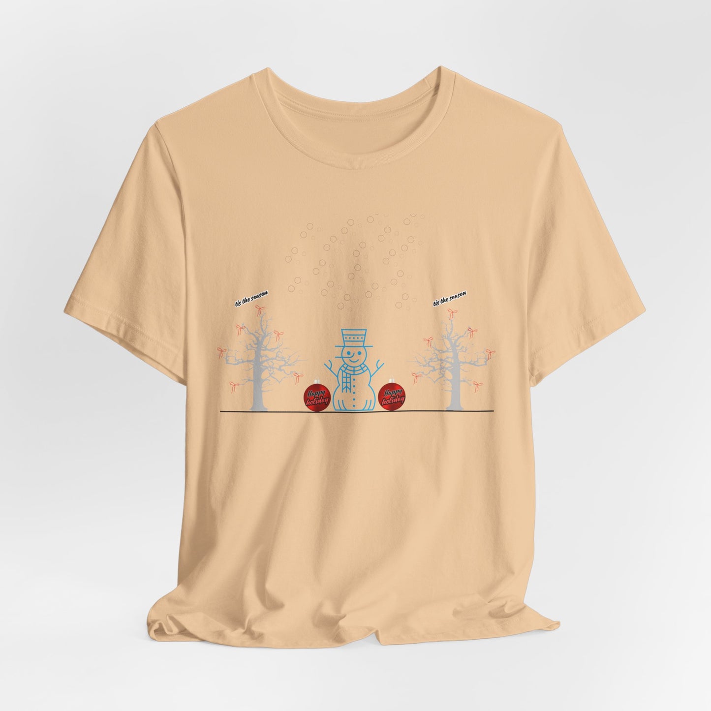 The Crispness of Cool Snow Season  Unisex Jersey Short Sleeve Tee