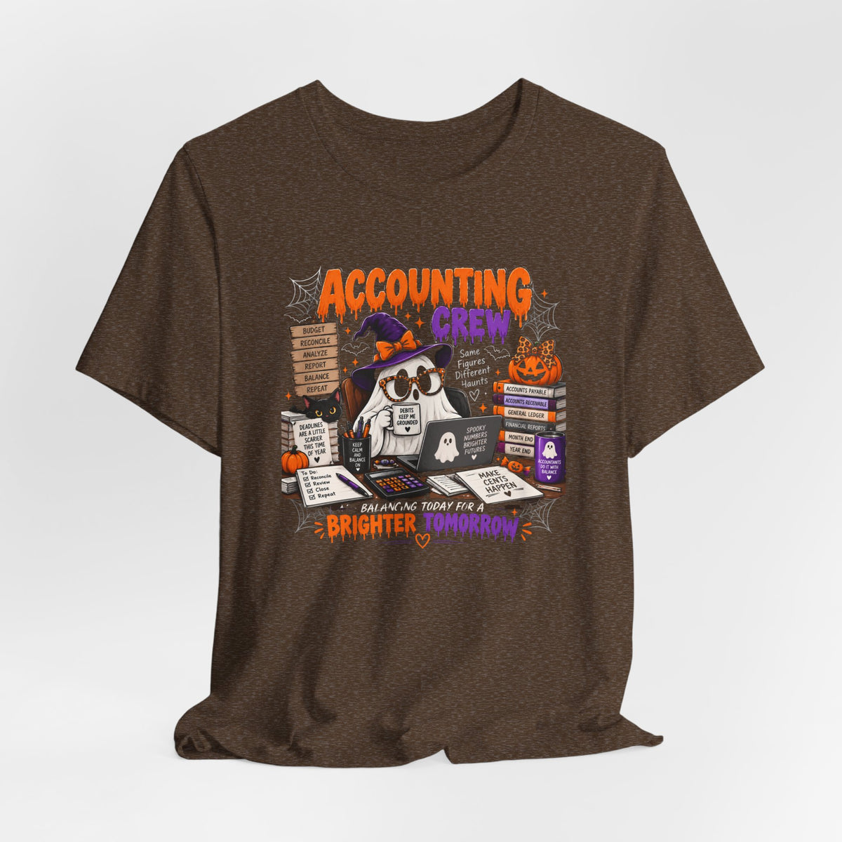 Tee - Accounting Crew Halloween Shirt – Same Figures Different Haunts Spooky Accountant Tee