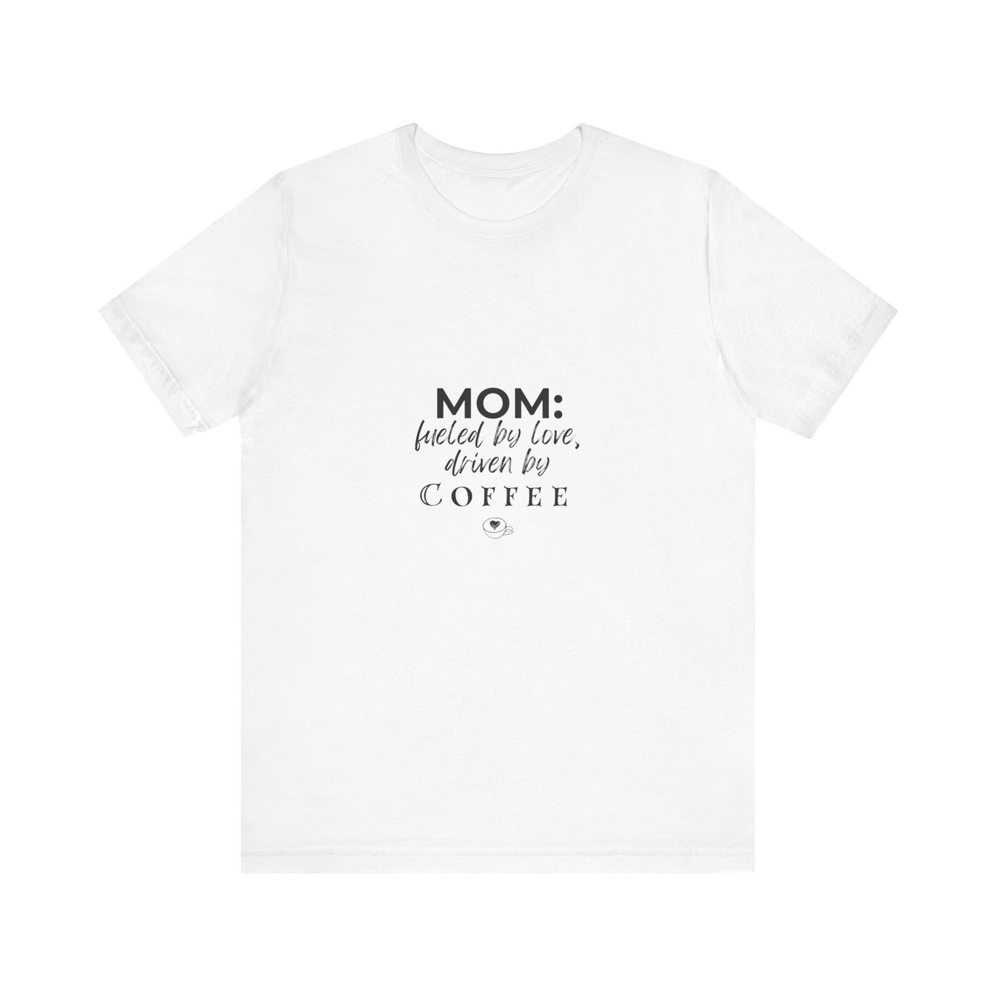 MOM - Unisex Jersey Short Sleeve Tee - Black Lettering