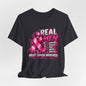 Real Men Support Breast Cancer Awareness Shirt | Men's Pink Ribbon Support Tee
