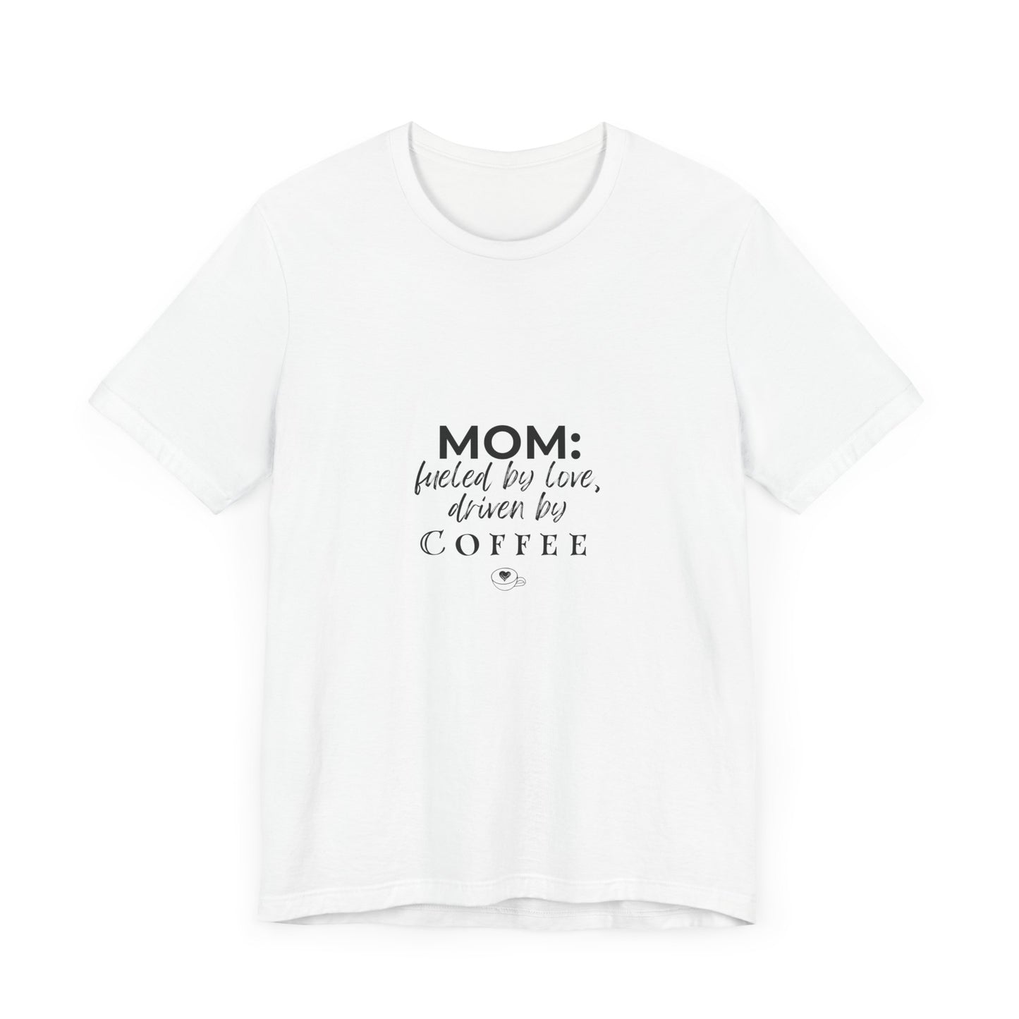 MOM - Unisex Jersey Short Sleeve Tee - Black Lettering