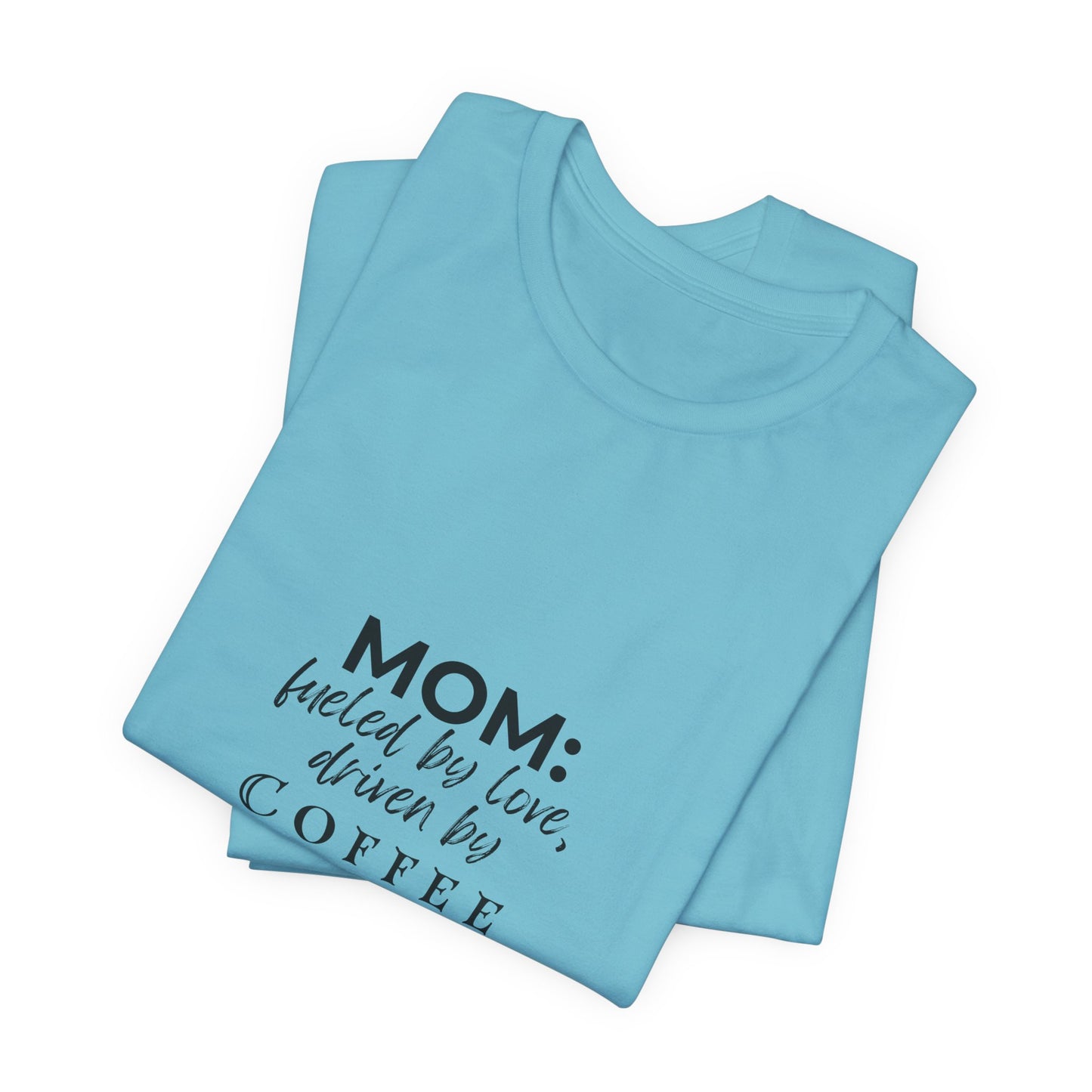 MOM - Unisex Jersey Short Sleeve Tee - Black Lettering