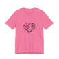 Stronger Than Cancer Breast Cancer Awareness Shirt | Pink Ribbon Heart Tee