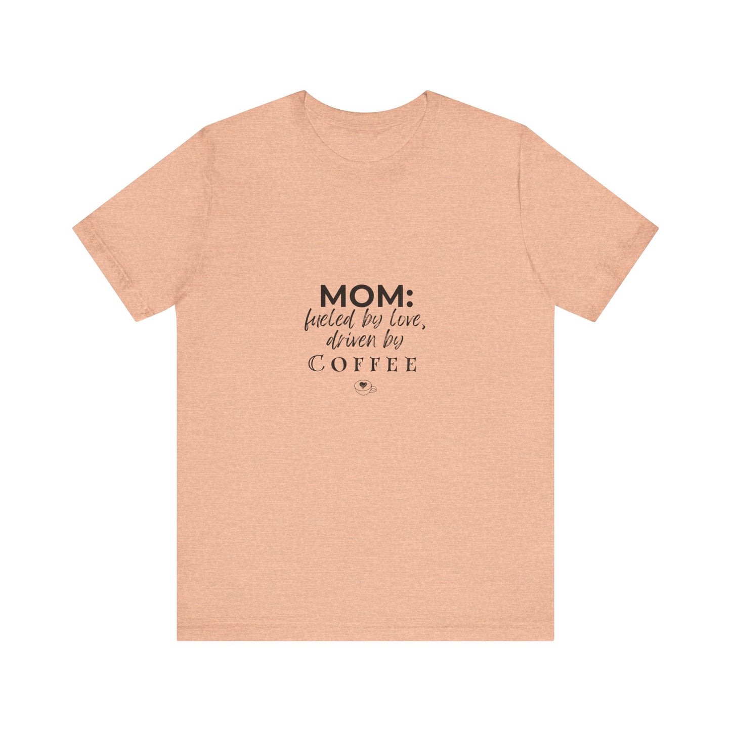 MOM - Unisex Jersey Short Sleeve Tee - Black Lettering