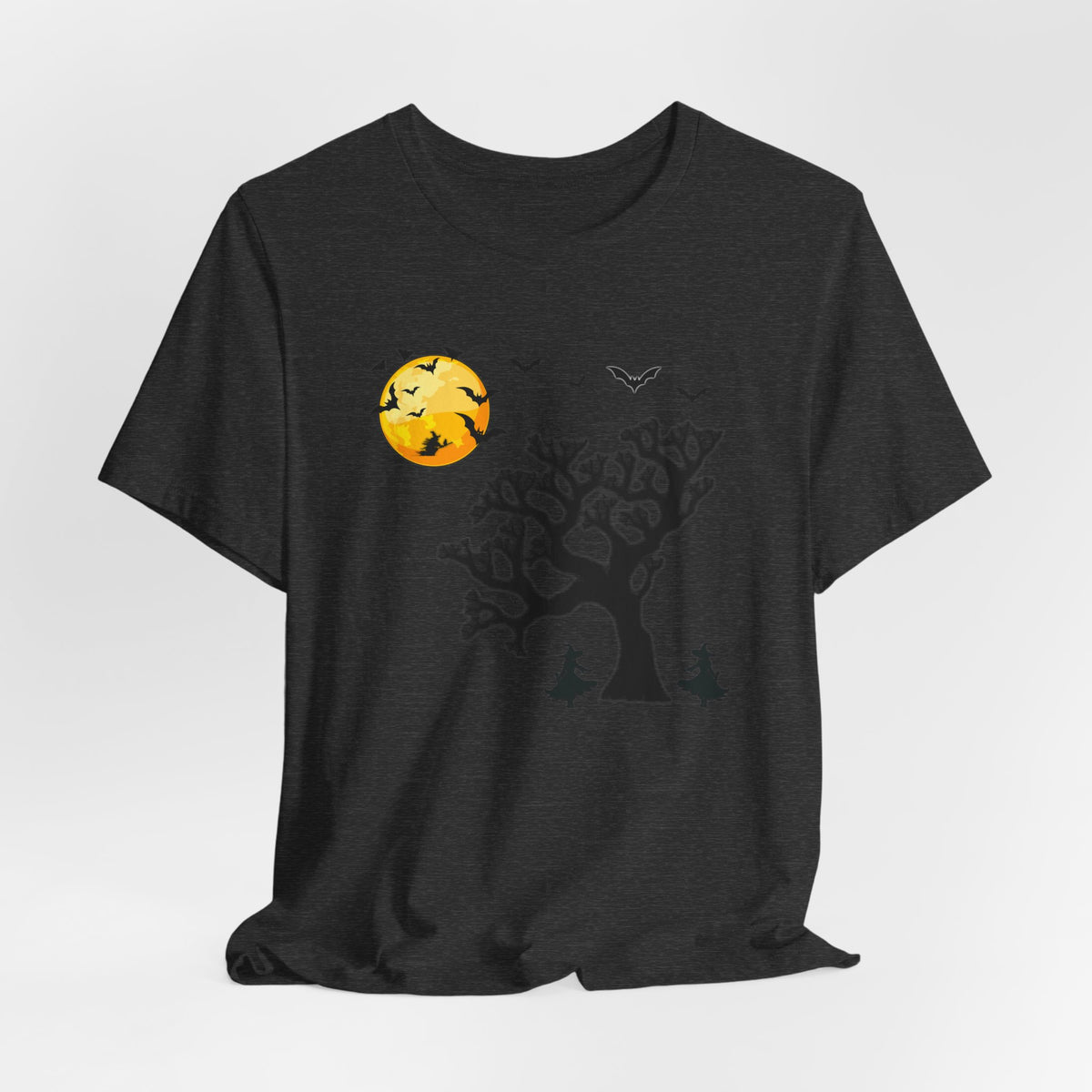 Witch Halloween Shirt, Spooky Tree and Moon Graphic Tee, Witchy Halloween T-Shirt, Dark Fall Spooky Season Tee