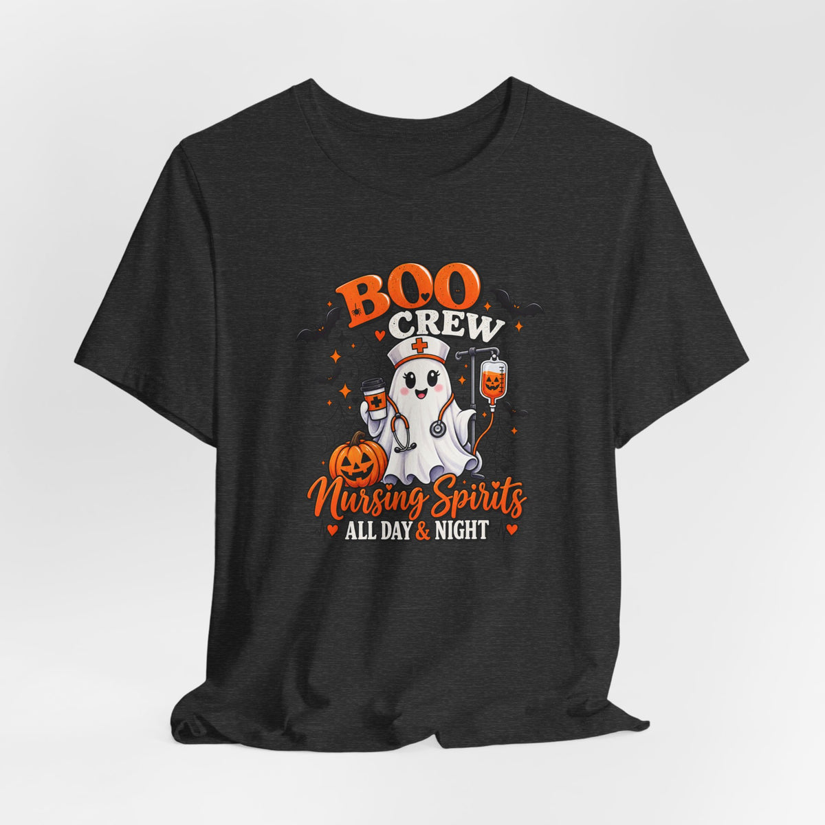 Boo Crew Nursing Spirits T-Shirt — Halloween Nurse Tee