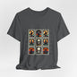 Gothic Art Tee, Unisex Graphic T-Shirt, Vintage Aesthetic Shirt, Halloween Gift, Spooky Fashion