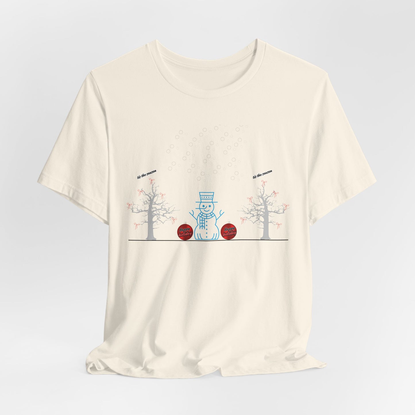 The Crispness of Cool Snow Season  Unisex Jersey Short Sleeve Tee