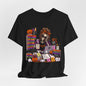 Teacher Halloween Shirt – Fueled by Coffee & Chaos Skeleton Teacher Tee