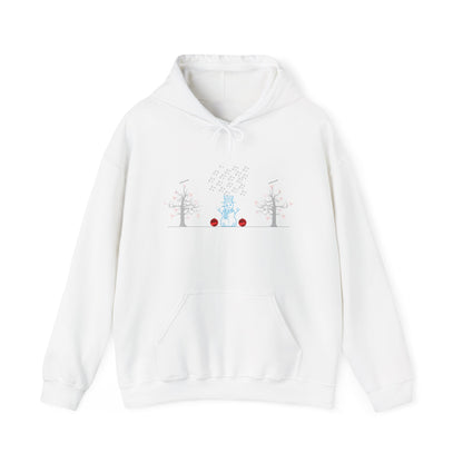 Crispness of Cool Snow Season Unisex Heavy Blend™ Hooded Sweatshirt