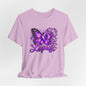 Lupus Awareness Butterfly & Purple Ribbon Shirt | Purple Lupus Support Tee