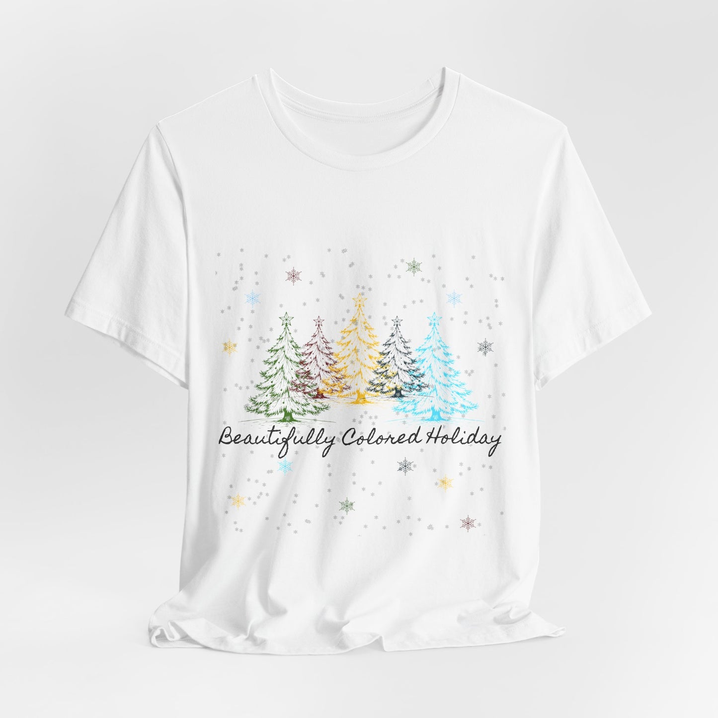 Festive Holiday T-Shirt - Beautifully Colored Holiday, Unisex Tee, Winter Apparel, Christmas Gift, Casual Style