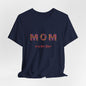 Mothers Day  - "Mom" Jersey Short Sleeve Tee black/Floral
